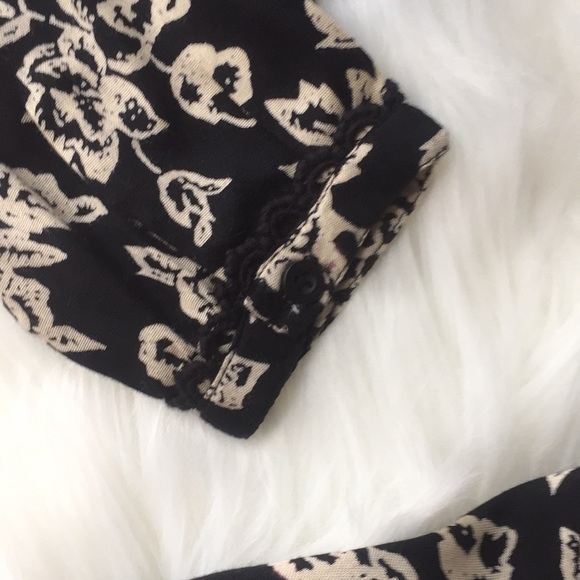 Volcom Long Sleeved Button Down Romper - Picture 4 of 5